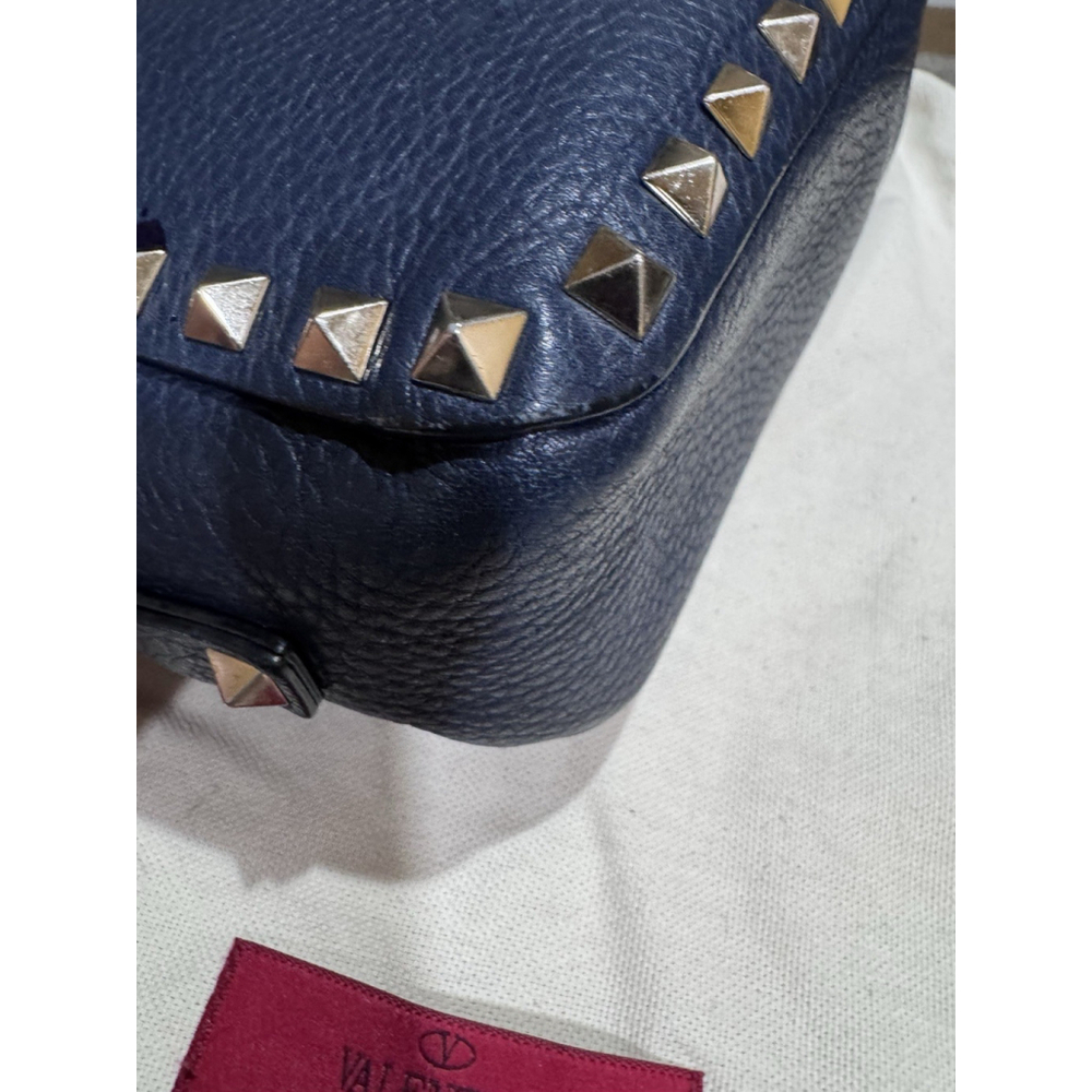 Valentino Rockstud Gold Hardware Crossbody Blue - Picture 14 of 16